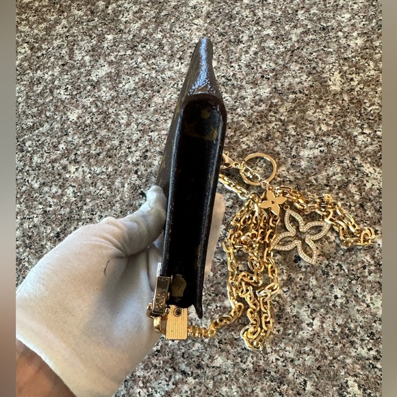 Louis Vuitton Monogram Poche Toilette Cosmetics Pouch Purse/converted 71/2 x4 - Picture 6 of 17